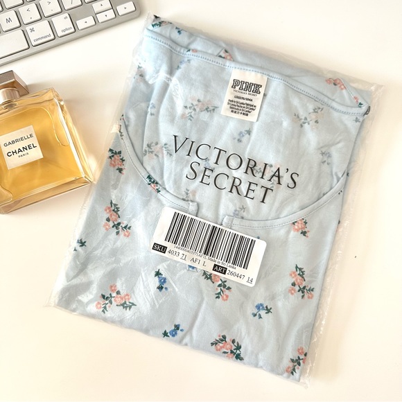 VS PINK Floral Cotton Bodysuit - Picture 2 of 3